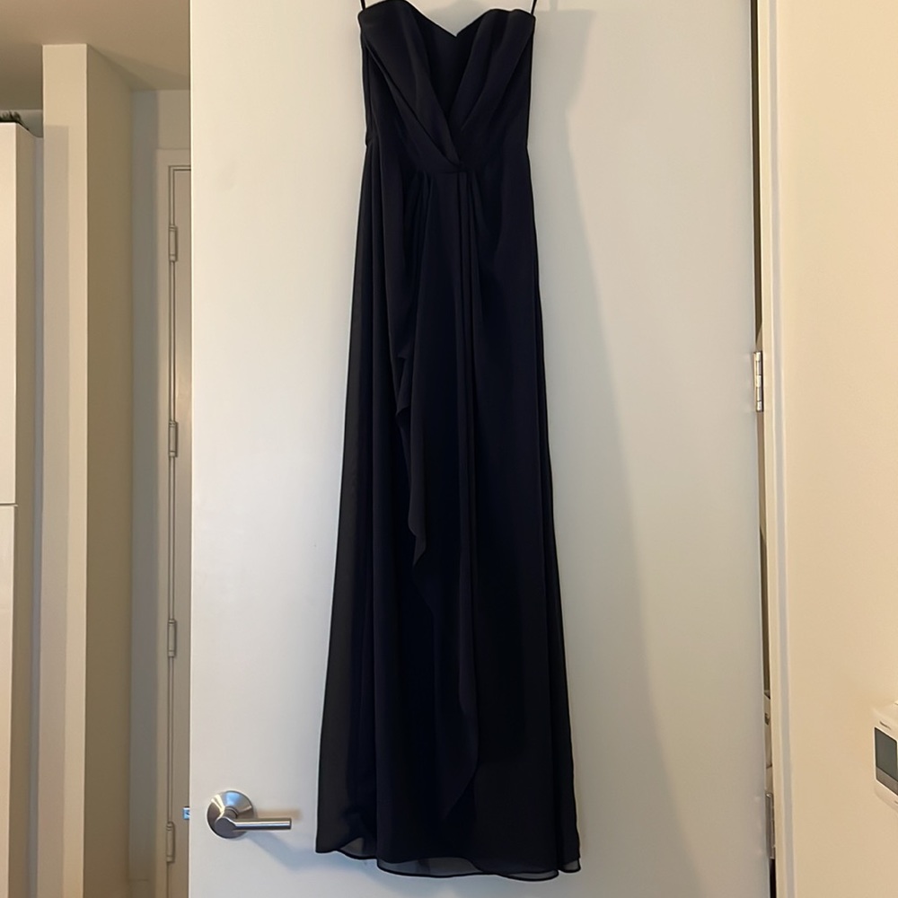 Navy Bridesmaid/Prom Dress - Picture 3 of 6